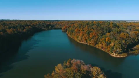 4K Drone Footage Lake Stock Footage 146793352