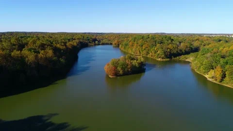 4K Drone Footage Lake Stock Footage 146793590