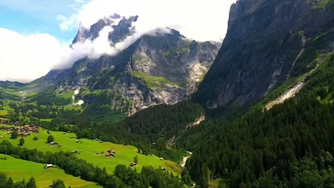 4k Drone footage of mountain Video stock 252435807