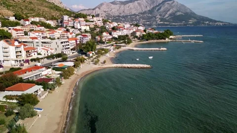 4K Drone Hyperlapse of the Adriatic Coast in Croatia 動画素材 307609357