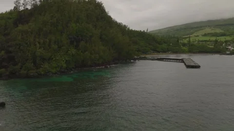4k Drone of Red Sand Beach in Maui, Hawaii 5 Video stock 240498469