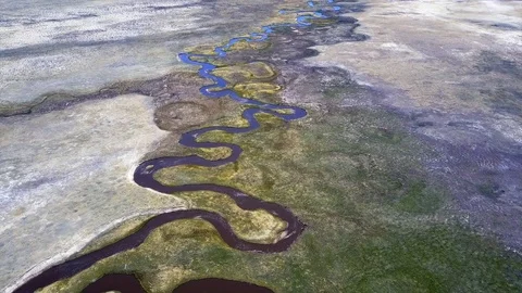 4K Drone shot of beautiful stream of water. Stock Footage 80794115