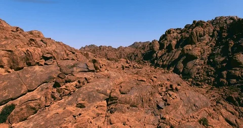 4k drone shot for the desert-3 Stock Footage 110888361