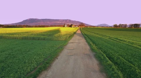 4k drone shot in nature at springtime Stock-Footage 62307761