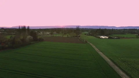 4k drone shot in nature at springtime Stock Footage 62393489