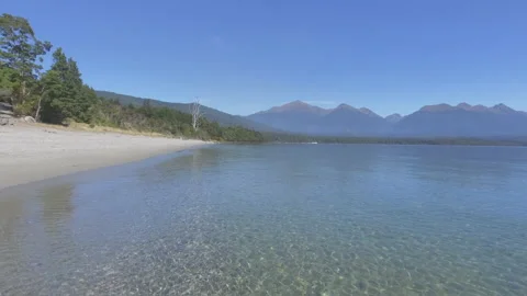 4K Drone Shot Sandy Point Beach New Zealand Stock-Footage 149544282
