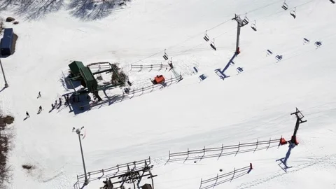4K drone shots of Ski Hill 動画素材 237278024