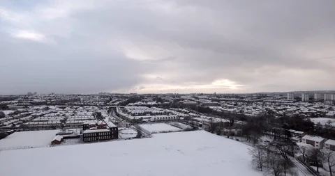 4K Drone Snow Footage Stock Footage 101298949