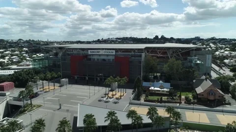 4k Drone of Stadium Stock Footage 158658336