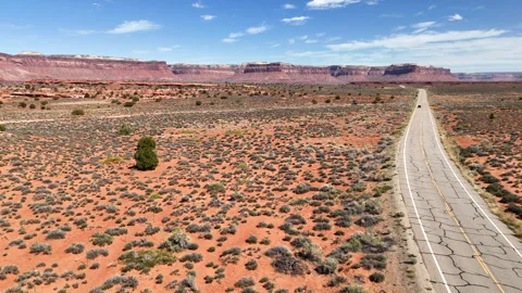 4K Drone The Storied Surface of Utah Highway 211 Stock-Footage 313655441