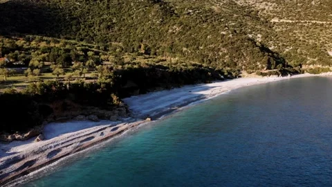 4k drone sunset beach 9 Stock Footage 233279521