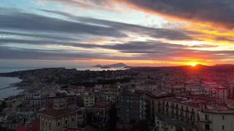 [4K Drone] Sunset view for Naples Stock-Footage 304635706