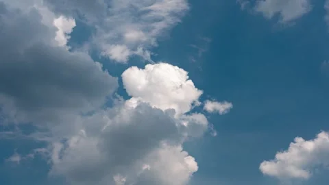 4K Drone Time Lapse of Changing Sky with Clouds Stock Footage 319611158