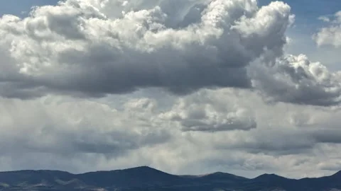 4K Drone Timelapse of Convective Monsoon Clouds Rapidly Forming above a Видео 334155127