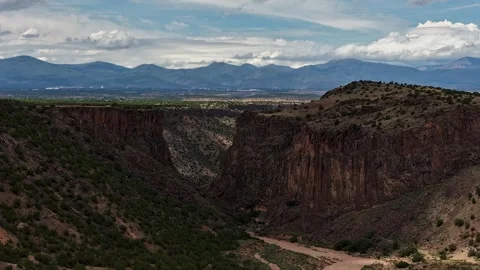 4K Drone Timelapse Of Diablo Canyon Near Santa Fe Stock Footage 346894084