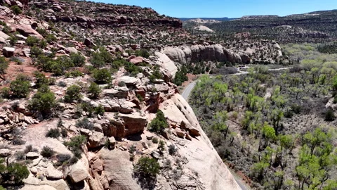 4K Drone The Vast Scope of Indian Creek Utah Stock-Footage 313654156