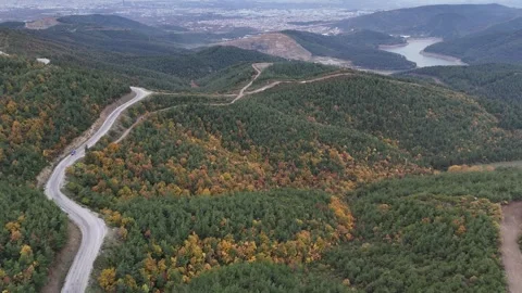 4k drone video of autumn Stock Footage 295433763