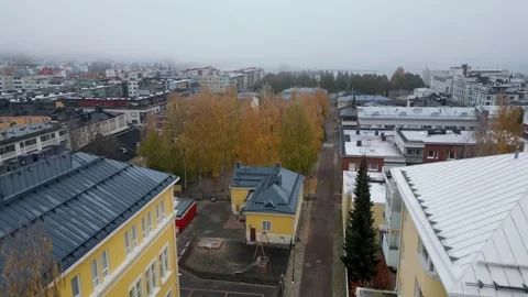 4k drone video of landscape, lakes and architecture of Kuopio city of Finland. Stock Footage 255277972