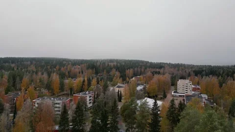4k drone video of landscape, lakes and architecture of Kuopio city of Finland. Stock Footage 255278006