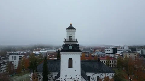 4k drone video of landscape, lakes and architecture of Kuopio city of Finland. Stock-Footage 255737965