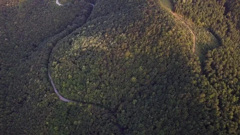 4K Drone video in the mountains 02 Stock Footage 125518341