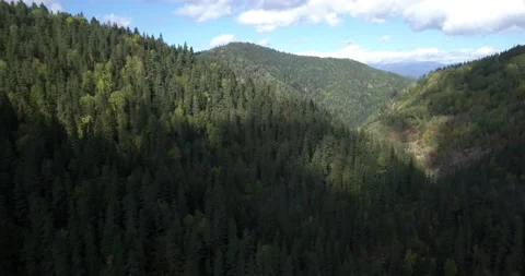 4k drone video in the mountains Stock Footage 141813118