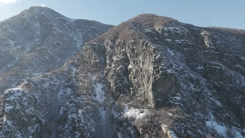 4k Drone video in the mountains Stock Footage 300296952