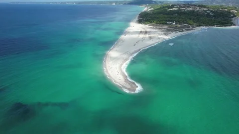 4K Drone video of Possidi beach in Greece Video stock 162486611