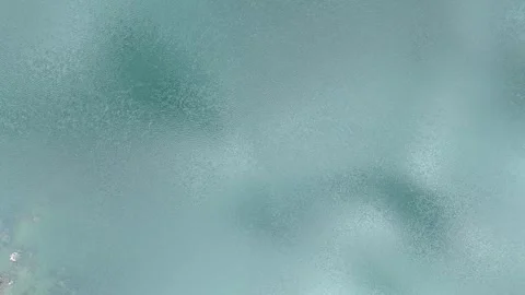 4k Drone Video, Water surface details, turquoise water of silence. Stock Footage 286048058