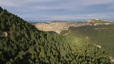 4k drone view of Spain landscape and road. Stock Footage 166639506