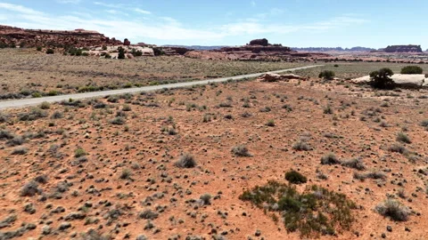 4K Drone Wide Open Spaces at the Edge of the Bears Ears National Monument Stock-Footage 313658094