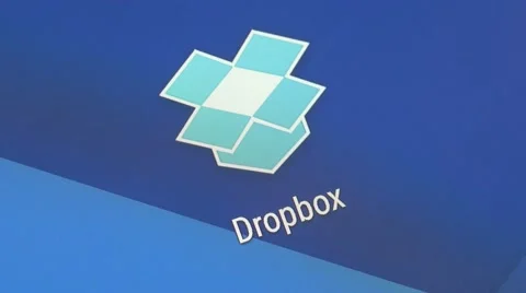 4K Dropbox App Launching On Smartphone - Closeup Stock Footage 63515178