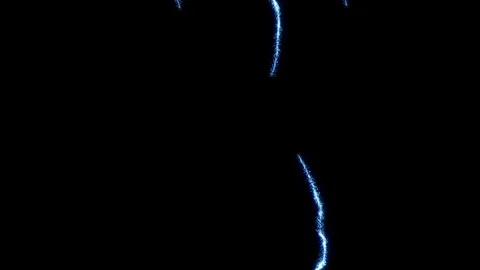4k Dynamic Bend Particle Line Strokes Stock Footage 91888011