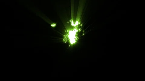4k Dynamic Magic Sparks And Blast Explosion Fx Stock Footage 96748946