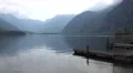 4k Early morning Hallstatt mountain lake panning alps 4k or 4k+ Resolution