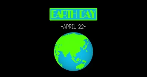 4K Earth Day Animation |Loopable Stock Footage 112965631