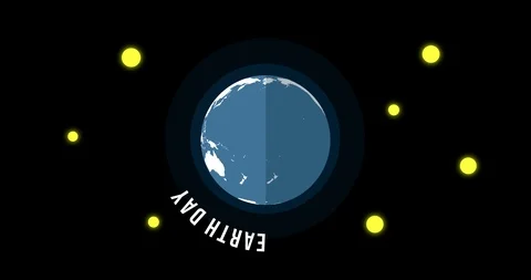 4K Earth Day Animation|Loopable Video stock 113026632