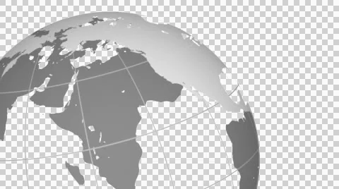 4K Earth Detail Loop 2 Alpha Channel Video stock 49020135