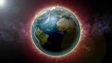 Fire Earth Globe Stock Footage Royalty Free Videos Pond5