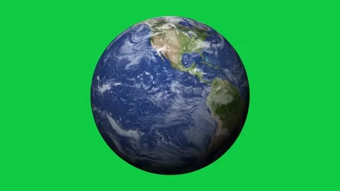 4k Earth Green Screen Stock Footage 184444663