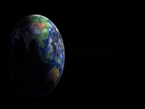 4K Earth from Space, Global Business World Corporate loop Stock Footage 72319085