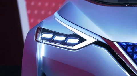 4K electric car concept Stock Footage 61600496