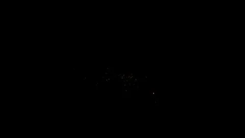 4K Electrical Energy Spark Blast Particles VFX Overlay on Black Background Stock Footage 343661445