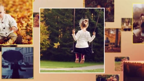 4k Elegant Autumn Slideshow AE Template Stock After Effects