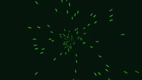 4K Emerald Tech Quantum Tunnel Motion Video Background Loop Stock Footage 340274123