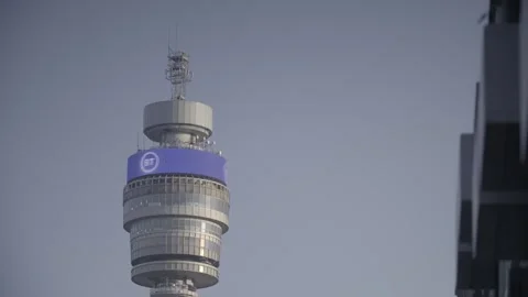 4K EMPTY CENTRAL LONDON STREETS LOCKDOWN / BT TOWER / COVID Stock Footage 286215489