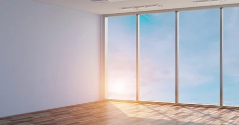 4k. Empty interior. Modern office Cabinet. Meeting room. Stock Footage 83655204