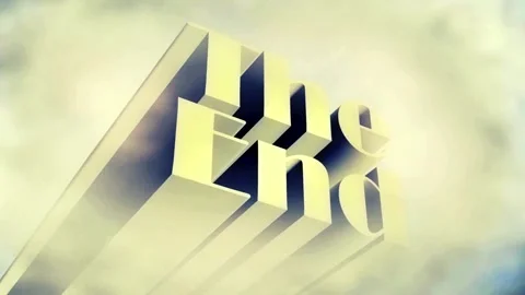 4K 'The End' Title Animation for Professional and Creative Applications 動画素材 293952089
