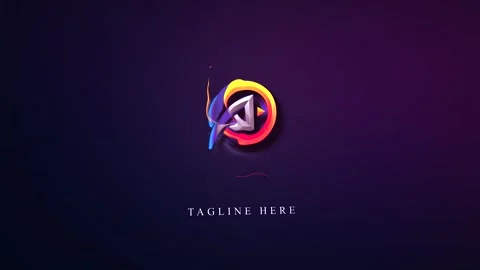 4k energetic liquid water splash clean modern logo animation. Stock Footage 331629014