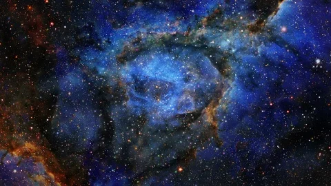 4K Epic Nebula Flight. Awesome Space Stock Footage 112068235